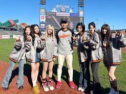 엔믹스, MLB 프리게임 공연·시구…글로벌 존재감 입증