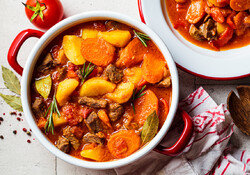 토마토와 굴로 만드는 겨울 보양식