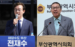 내일 지방선거 D－50… 부산시장 전재수 vs 박형준