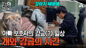 잠깐만 떨어져도 난리?! 늑대 때문에 방에 갇힌 보호자!