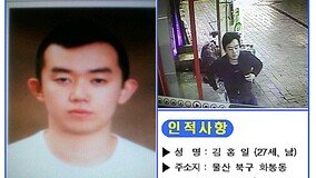 울산자매살인사건 용의자 김홍일 공개 수배
