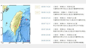 대만, 화롄현 앞바다서 규모 6.1 지진…日오키나와도 영향