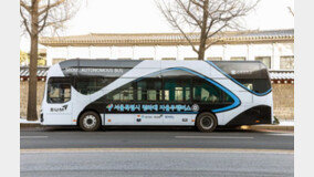 자율주행 대형전기버스 첫 정기운행…청와대 주변 노선