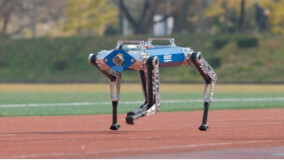 KAIST 사족보행 로봇, 100m 20초내 주파…기네스북 올라