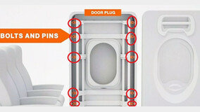 비행 중 비상구 문 뜯겨나간 보잉737 여객기, ‘이것’ 누락 가능성↑