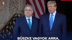 트럼프-헝가리 총리 ‘화기애애 만남’…바이든 “민주주의 약화”