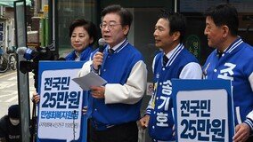 이재명 “전 국민 25만원 ‘민생회복지원금’ 지급 제안”