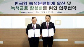 기보-한국환경산업기술원, 한국형 녹색금융 활성화 위해 맞손