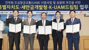 전북자치도, 전북형 도심항공교통 상용화 업무협약