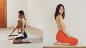 45세 이효리, 과감한 뒤태…내추럴+건강미 가득 요가 화보