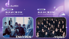 ENHYPEN-X3S wins Best Male and Female Group at the ‘D Awards U-Pick Popularity Award’