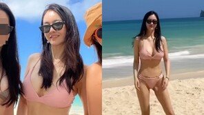 Ha Won-mi, dizzying bikini on the beach… ♥Choo Shin-soo closes his eyes [DA★]