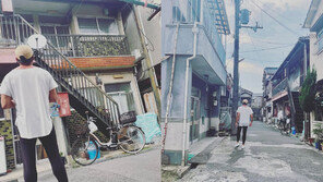 ‘Ahjossi’ Choo Sung Hoon, looking at the collapsed house, “I have nowhere to go”