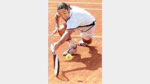 [테니스/프랑스오픈]아가시-리오스 「8강 스트로크」