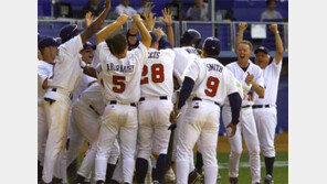 [올림픽/야구]美야구,접전 끝에 日 제압