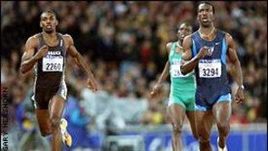 [올림픽/육상]슈퍼맨 존슨…400m 올림픽 2연패