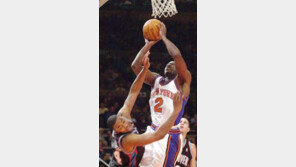[NBA]뉴욕닉스 '트리플테러' 승리 합작