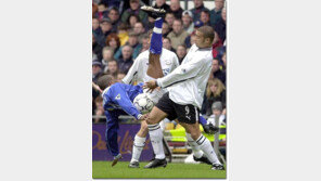 [축구 포토]＂사람 치겠네!＂