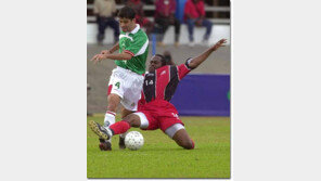 [축구 포토]＂제대로 걸렸어＂