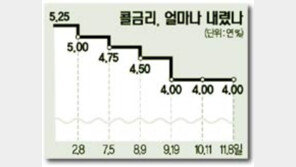 [금융]한은 ＂콜금리 내릴때 아니다＂…현재 4%선 유지키로