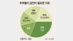 [금융]주부 급전 1위 ＂자녀 교육때문에…＂