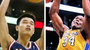 [NBA]‘만리장성’ 야오밍-‘공룡’ 오닐 18일 첫 맞대결