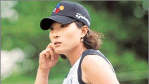 [골프]박세리 “어떡해”…에비앙골프 합계 13오버 68위