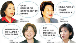 [여성 국회의원들]아이들 보면 언제나 안쓰럽고 미안…