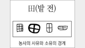 [한자 뿌리읽기]<204>田(밭 전)