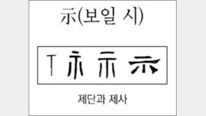 [한자 뿌리읽기]<212>示(보일 시)