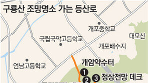 [수도권]서울경치 내려다보기<2>구룡산 전망 데크