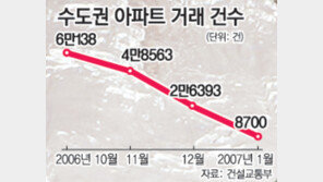 꽁꽁 언 부동산, 속은 끓고 있다