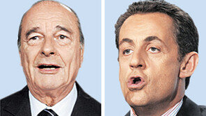 시라크, 사르코지 지지 선언