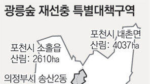 광릉수목원 방제 초비상