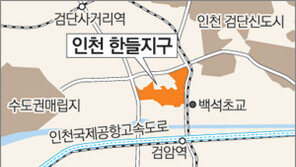 인천 백석동-고양 일산동구 일부 택지개발 예정지구 지정