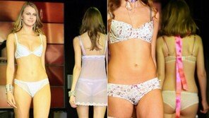 [포토] 망사-꽃무늬… 섹시 언더웨어 퍼레이드