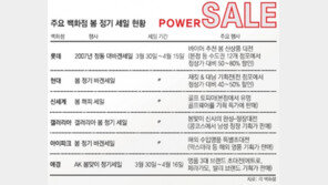 세일 남김없이 발라먹기…봄 세일 200% 공략법