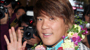 ‘금의환향’ 박태환 “올림픽서 새 역사 쓰겠다”