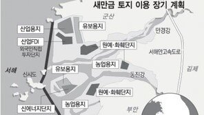새만금간척지 71.6% 농지로…정부 개발 기본구상