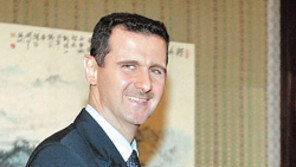 ‘국제 왕따’ 시리아 대통령 ‘반짝 인기’