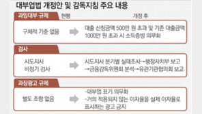 대부업체서 500만원 넘게 빌릴땐 소득증명 서류 제출해야