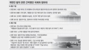 靑 “원내대표 합의론 미흡”… 하루새 개헌입장 돌변