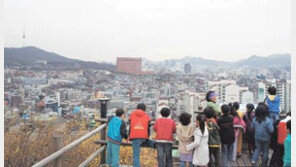 [서울경치 내려다보기]<7>응봉공원 전망대