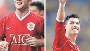 “3관왕 눈에 삼삼”… 맨유 루니-호날두 대활약