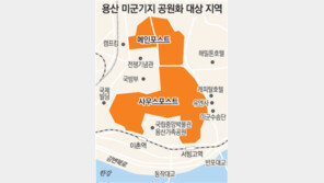 [수도권]용산 미군기지 전체 공원 조성