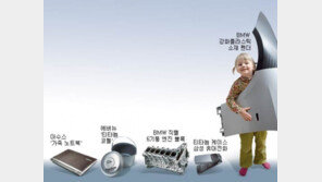 티타늄 케이스 휴대전화…프리미엄 제품 + α는 첨단소재