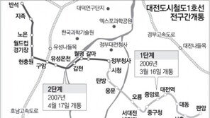 유성온천 가는 길 빨라졌어요…대전지하철 1호선 완전 개통