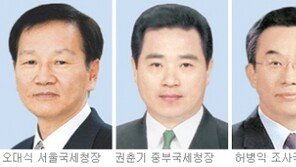 국세청 고위직 인사… ‘빅3’ 차기청장 시험대 올라