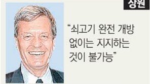 [美의회 ‘한미 FTA’ 설문]“쇠고기 문제 지켜본뒤 찬반 결정”