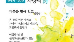 [현대시 100년-사랑의 詩]김종삼/‘비옷을 빌어 입고’